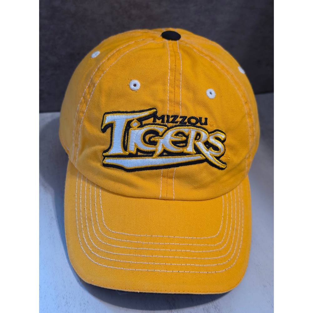 Captivating Headgear Missouri Mizzou Tigers Hat Embroidered Adjustable Cap